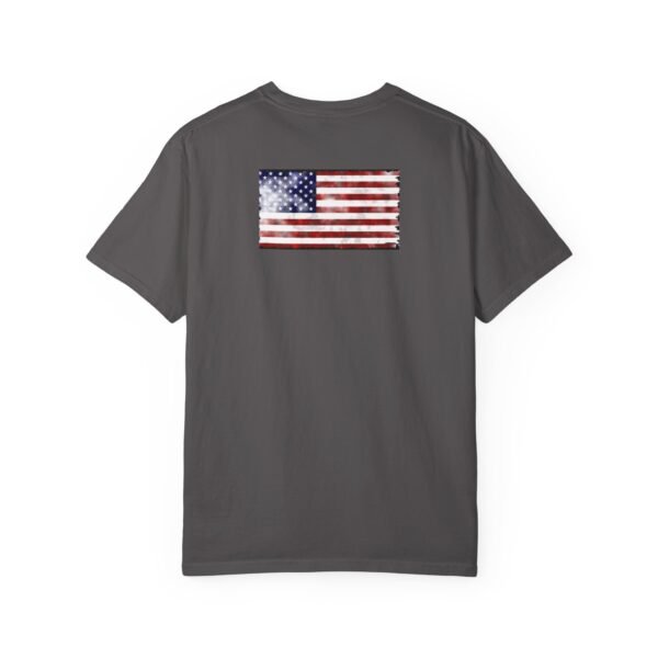 Skull & Flag Unisex T-Shirt, Casual Wear, Tattoo Art Tee, Graphic Tee, Unique Gift for Holidays - Image 6