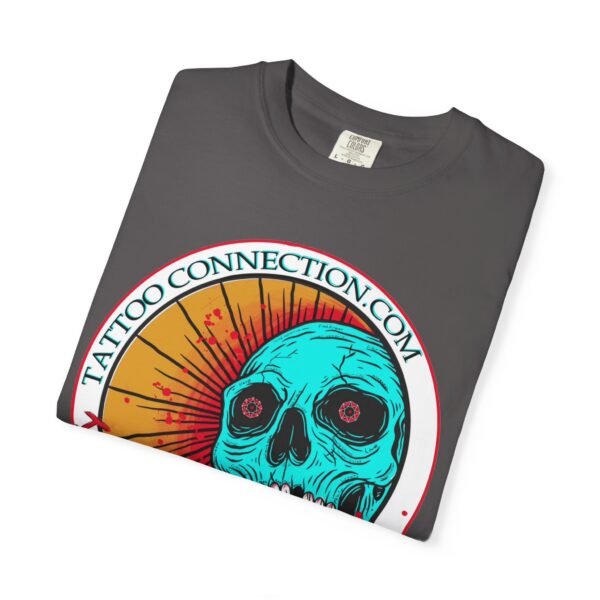 Skull & Flag Unisex T-Shirt, Casual Wear, Tattoo Art Tee, Graphic Tee, Unique Gift for Holidays - Image 7