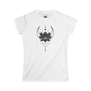 Lotus Dream Women's Softstyle Tee | Spiritual Yoga Top, Meditation Shirt, Gift for Her, Festival Wear, Casual Everyday Tee