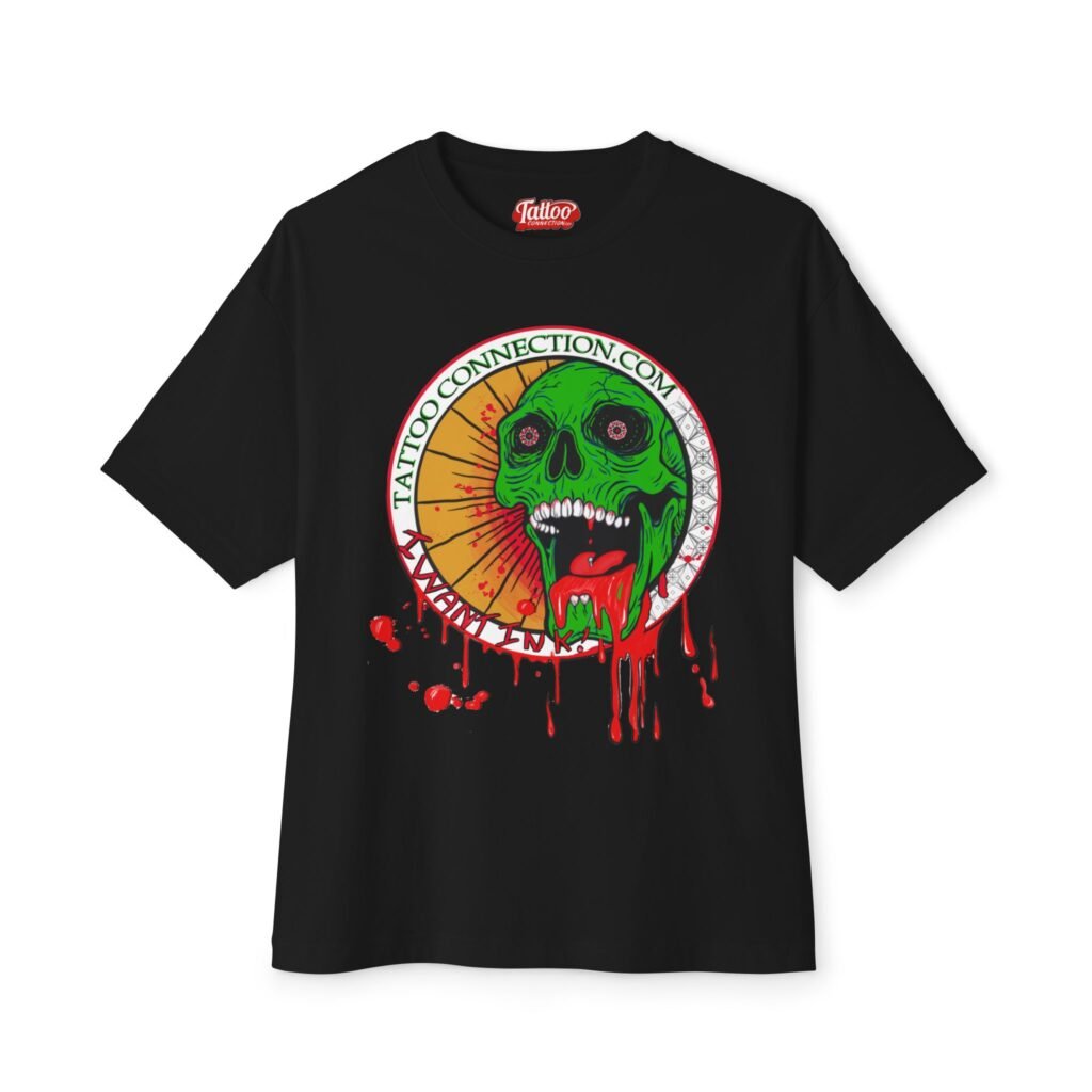 Hungry Skull Graphic Tee — Bold Tattoo Art by Joe